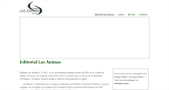 Desktop Screenshot of editoriallasanimas.com
